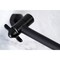 Kingston Brass K135K0MB 5-1/4 Inch OD Showerhead with 10-Inch Shower Arm, Matte Black K135K0MB - alternate 4